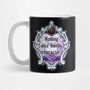 Amulet Rolling Dice Builds Character Mug